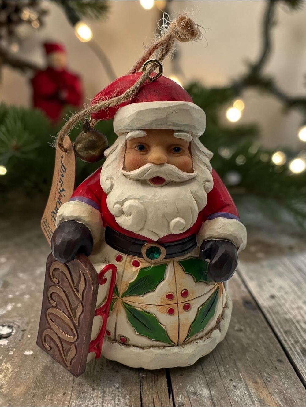 Jim Shore 2022 Santa Sled Ornament 6011891Q - NWT No Box